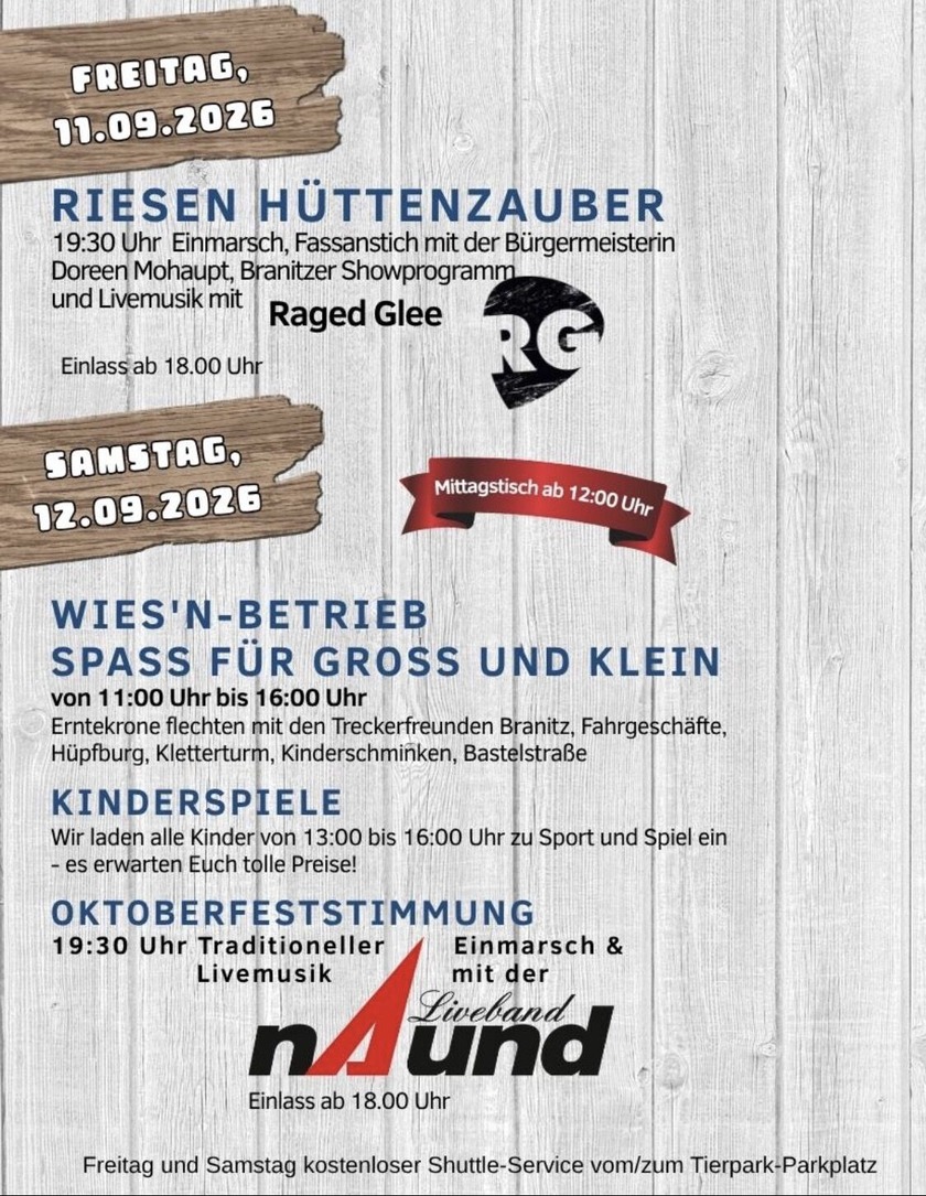 Flyer Oktoberfest 2026 2. Seite